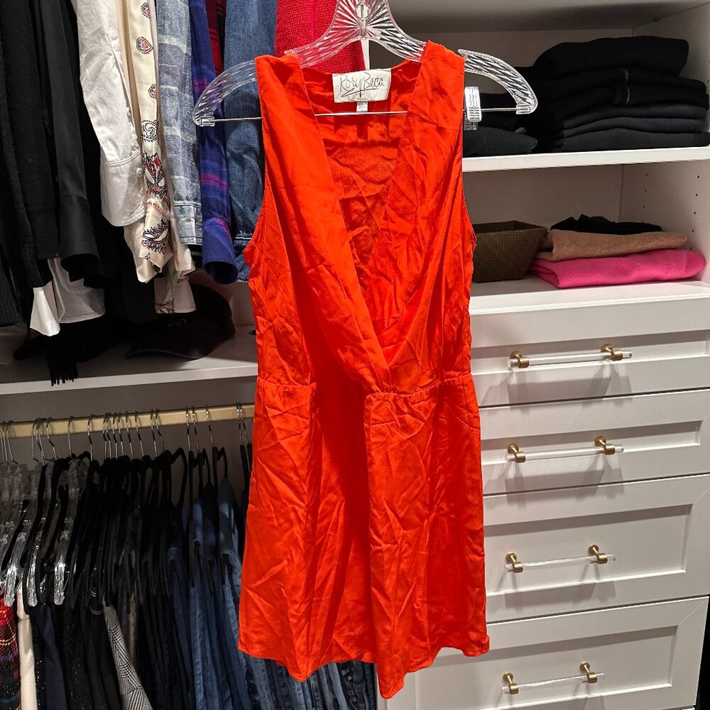 Rory Beca orange silk dress